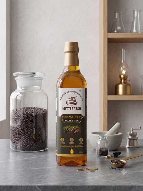 Cold Pressed Black Mustard Oil
