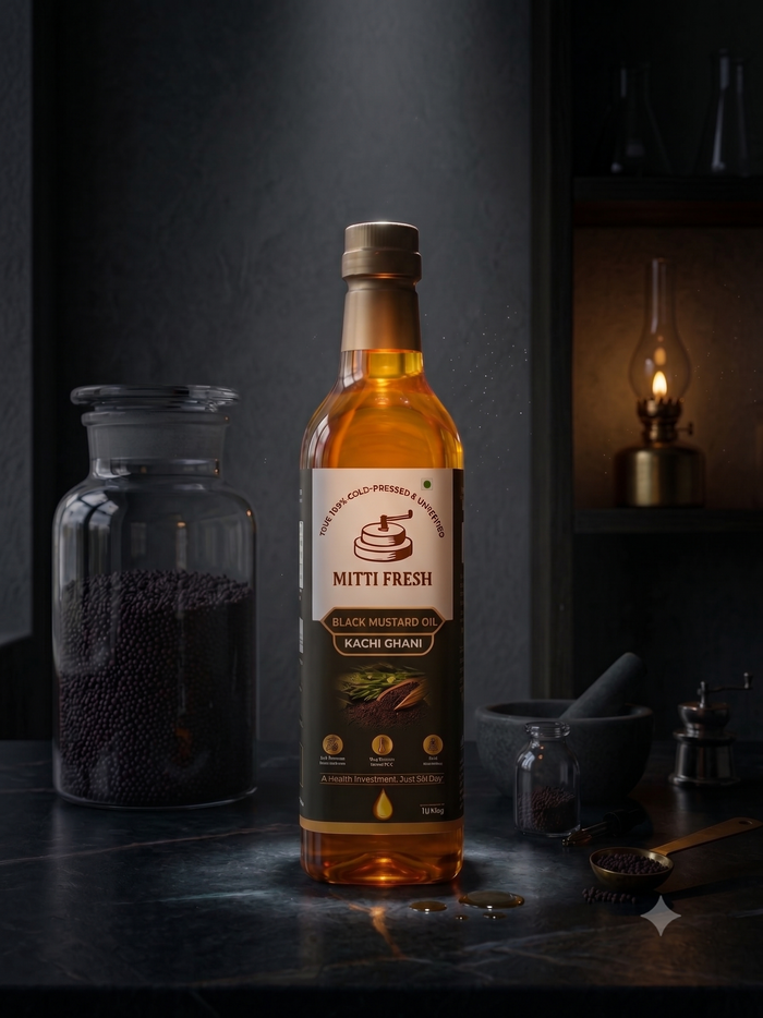 Cold Pressed Black Mustard Oil