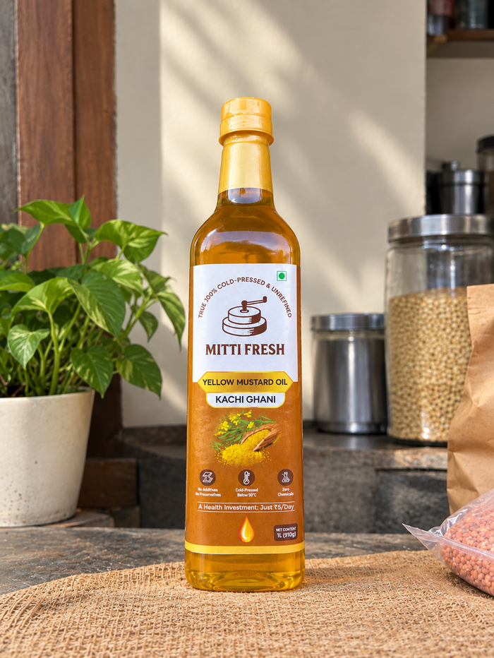 Cold Pressed Yellow Mustard Oil